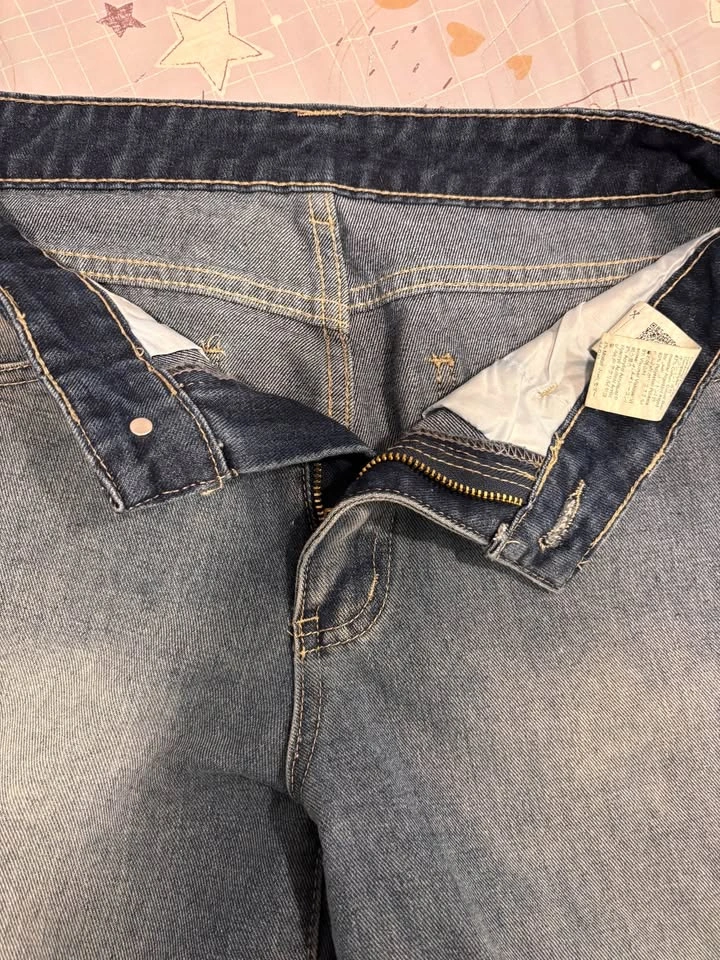 Denim Wide-Leg Jorts - photo 2