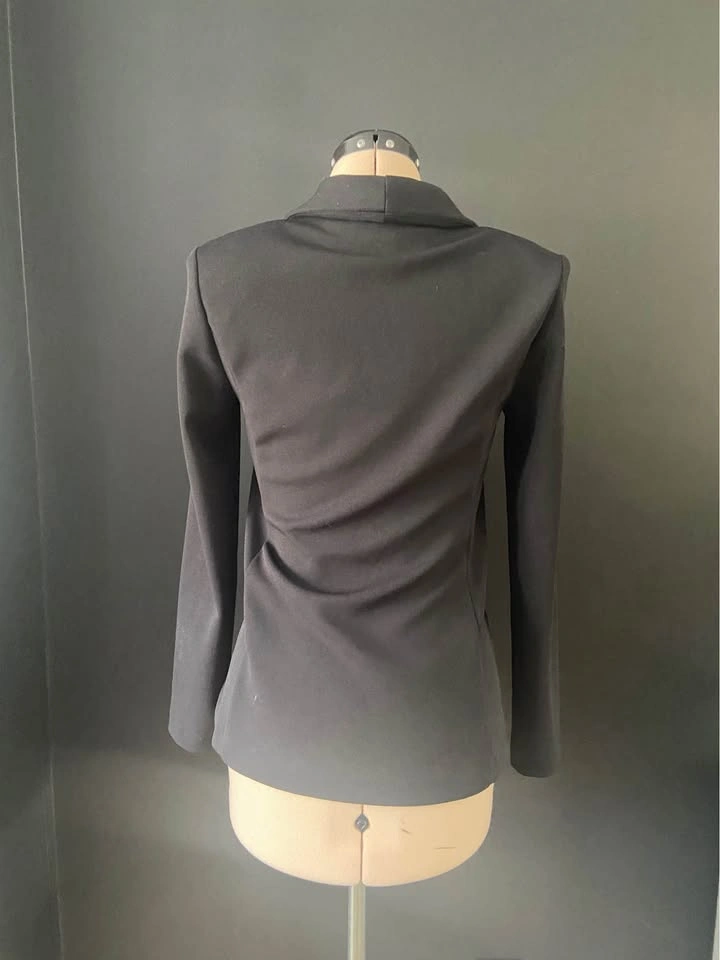 Joseph Ribkoff Gold Button Blazer – Structured Black Jacket. Siz - photo 3