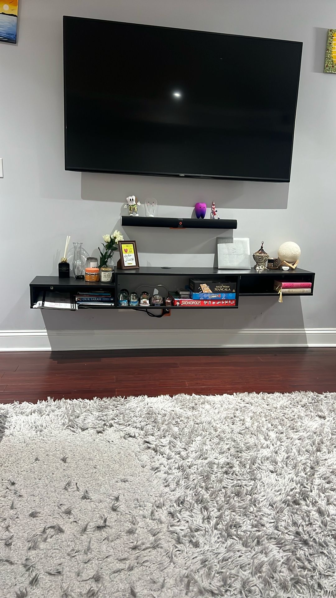 Floating TV Stand Fairly Used