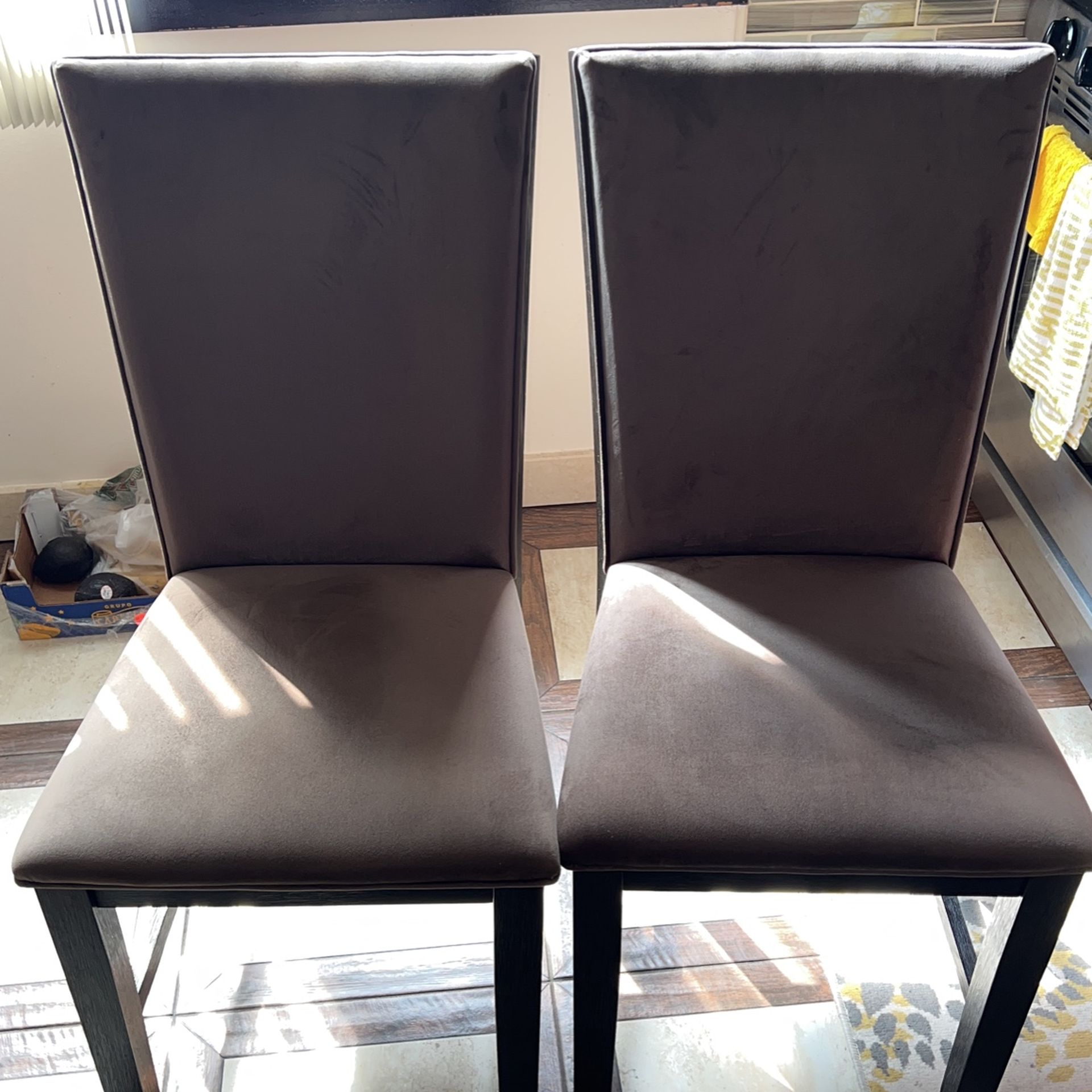 Bob’s Furniture Dining Chairs - Used a Few Months