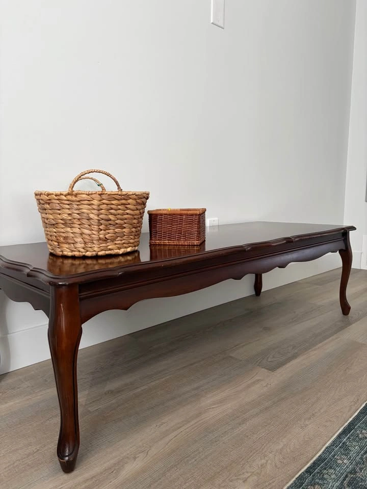 Mid century modern, French Provincial Wooden Coffee Table - photo 2