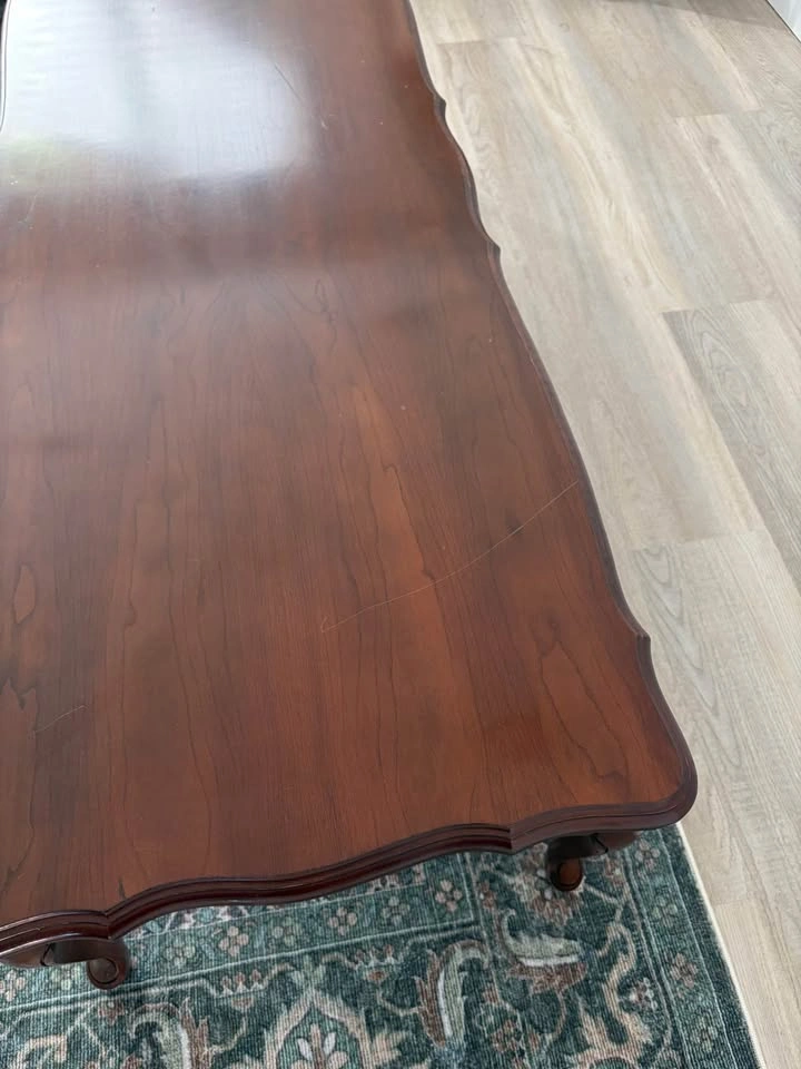 Mid century modern, French Provincial Wooden Coffee Table - photo 3