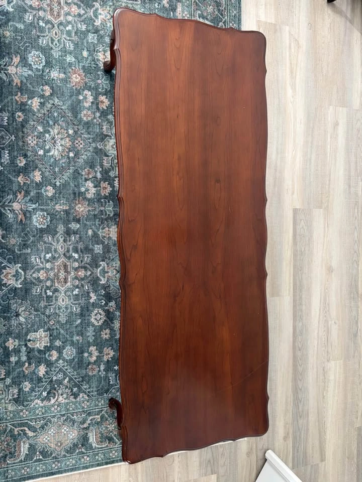 Mid century modern, French Provincial Wooden Coffee Table - photo 4