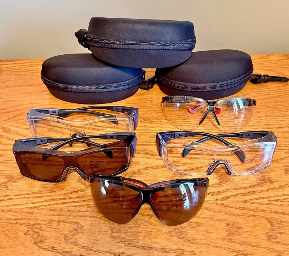 Uvex Safety Glasses & Protective Cases — Complete Lot – New / Un