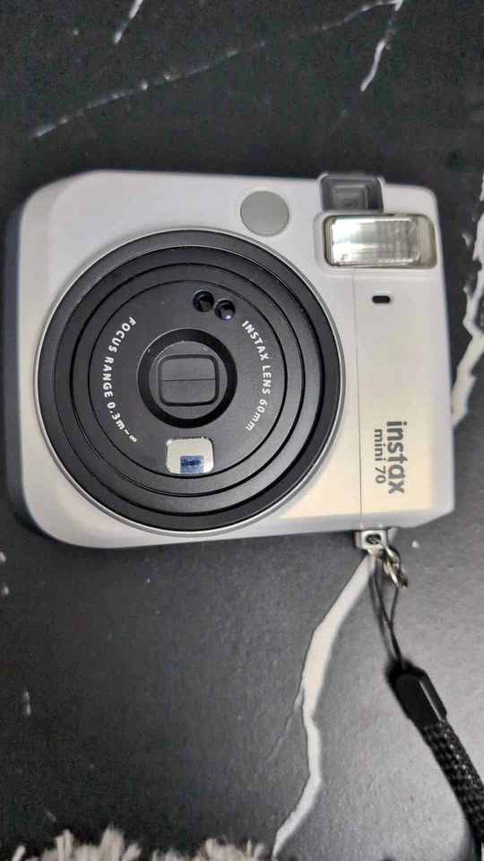 Fujifilm Instax Mini 70 Instant Camera Moon White No Batteries