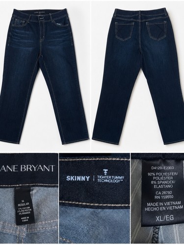 Lane Bryant Dark Indigo Skinny Jeans