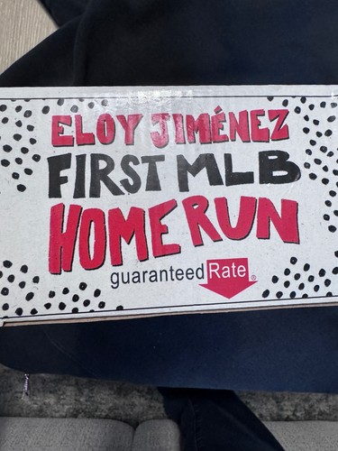 Eloy Jimenez First MLB Home Run Bobblehead Chicago White Sox - photo 3