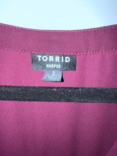 Torrid Harper 2 plum blouse - photo 2