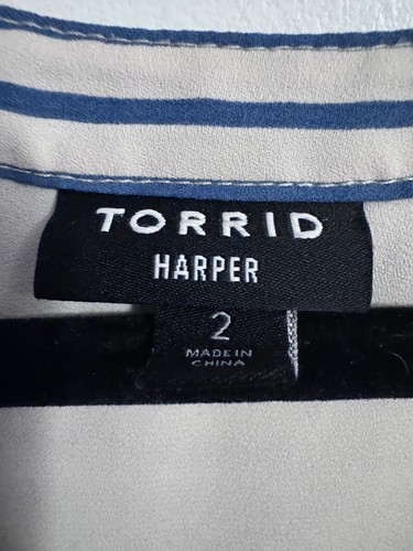 Torrid Harper 2 striped blouse - photo 2
