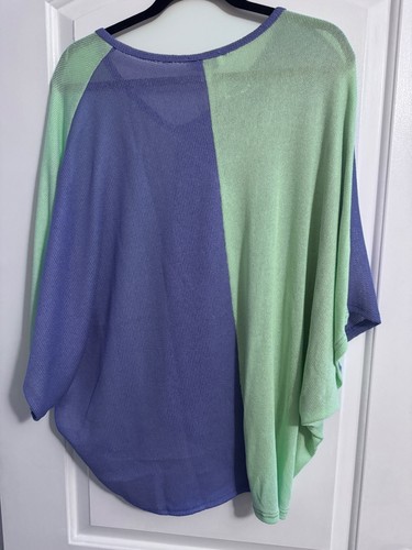She + Sky colorblock poncho top - photo 2