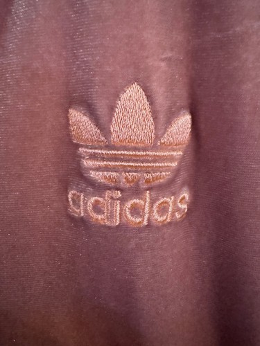 Adidas Originals Track Jacket Velvet SST Raw Pink Women's Small - photo 4