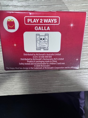 McDonald’s Australia 2026 Changeables GALLA #15 Happy Meal Toy - photo 2