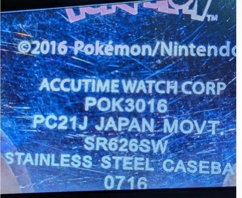 Pokemon Pikachu 2016 Kids yellow black wristwatch - photo 2