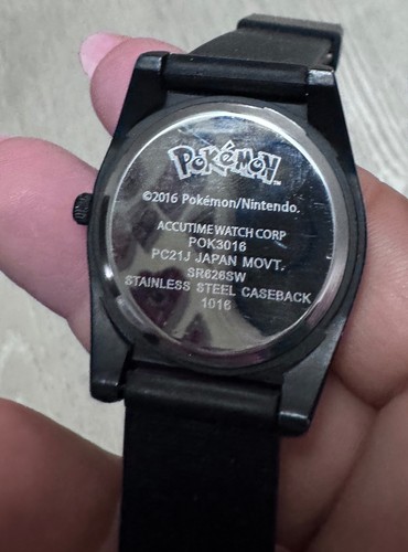 Pokemon Pikachu 2016 Kids yellow black wristwatch - photo 5