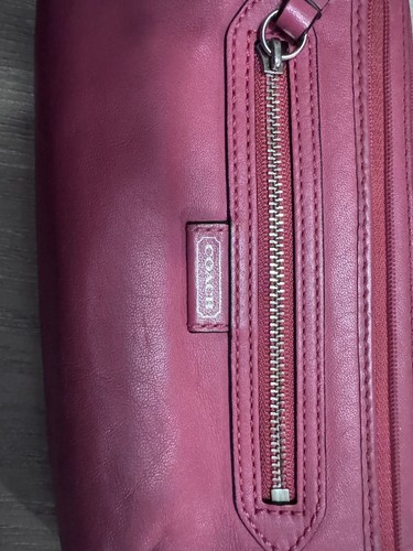 Coach Daisy Leather Double Zip Wallet Wristlet Black 49397 - photo 3