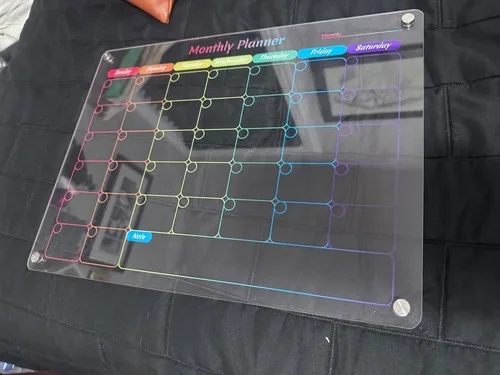Acrylic Monthly Planner Board