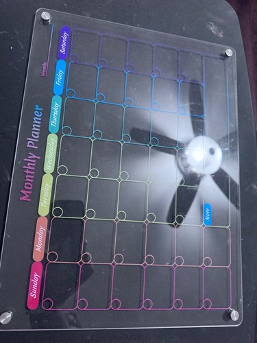 Acrylic Monthly Planner Board - photo 2