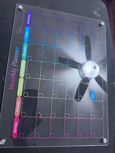 Acrylic Monthly Planner Board - photo 2