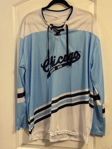 White Sox Baseball Stadium Giveaway Hockey Jersey 4/27/24 XL