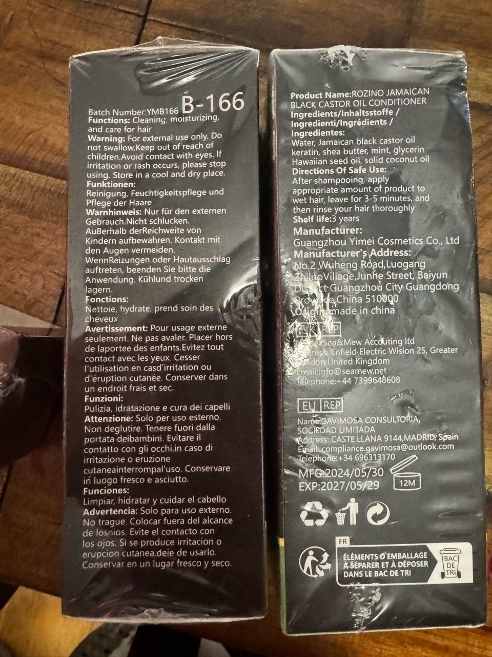 Rozino Jamaica Black Castor Oil Shampoo & Conditioner Set - photo 2