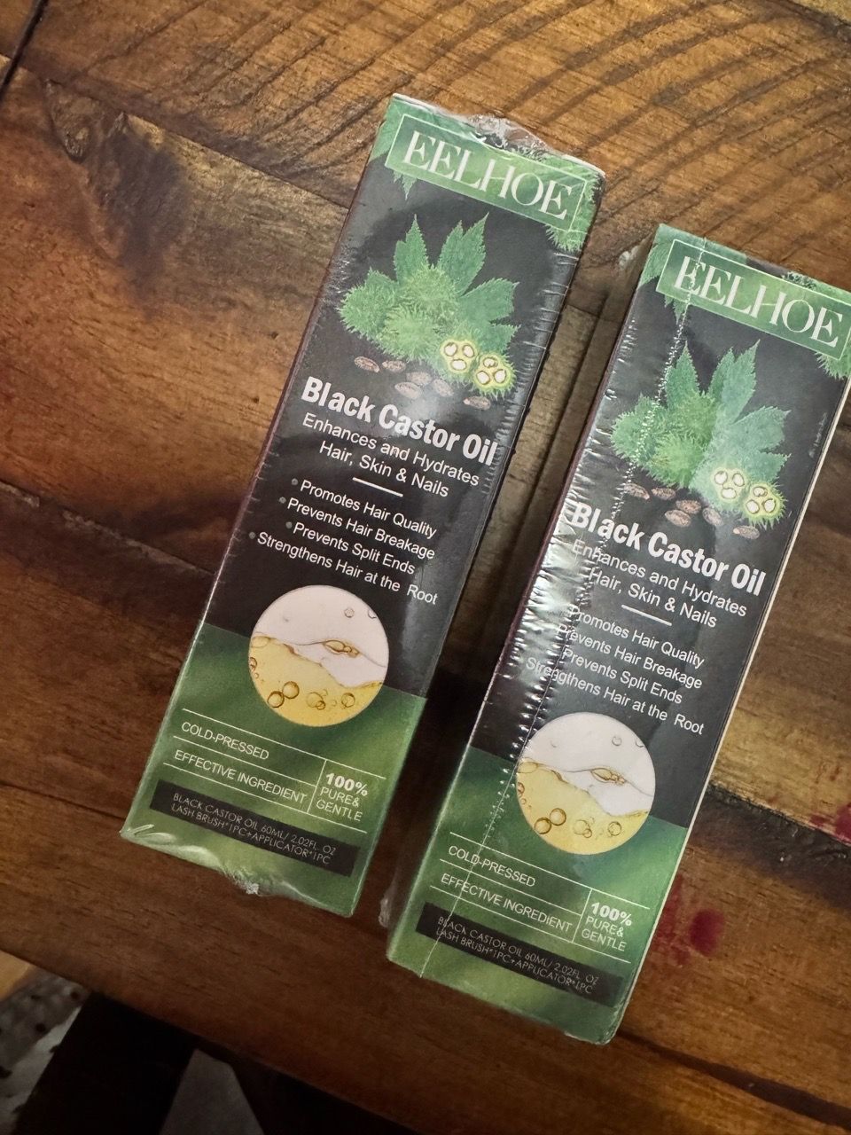 Eelhoe Black Castor Oil – 2 Pack