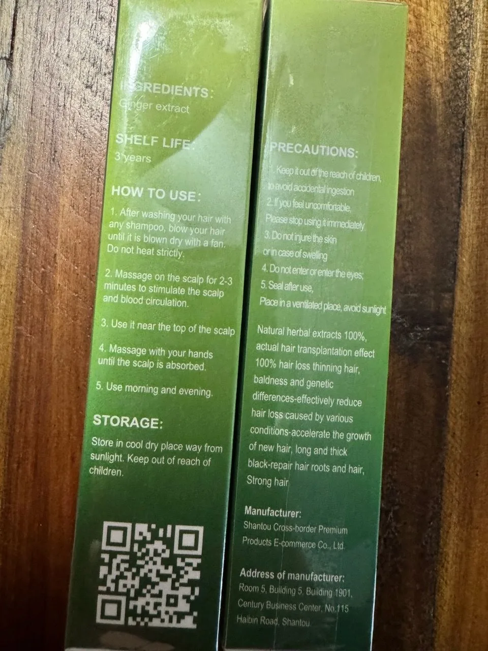 South Moon Ginger Hair Regrowth Serum – 2 Pack - photo 2