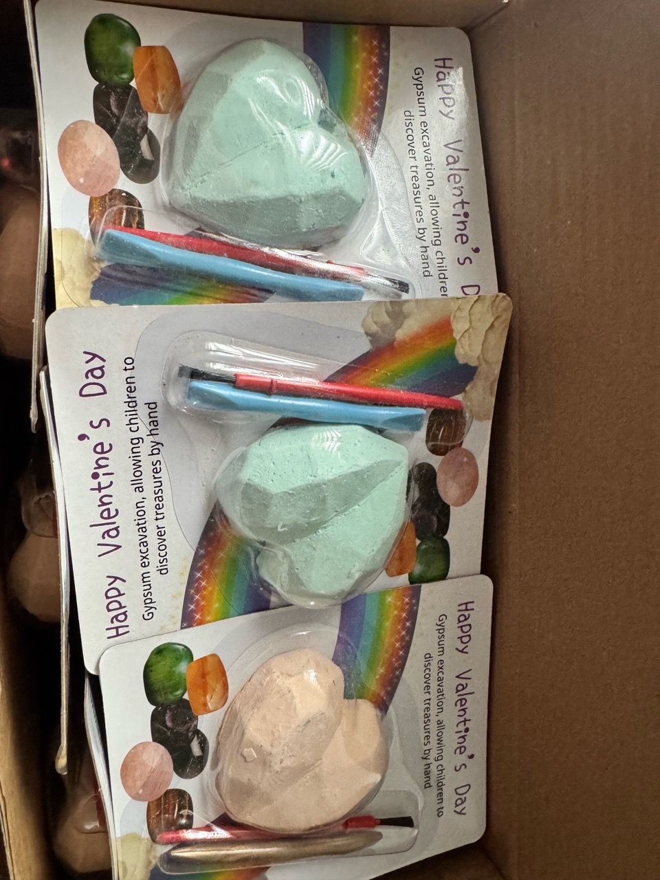 24 set Valentine's Day Gypsum Crystal Excavation Kit