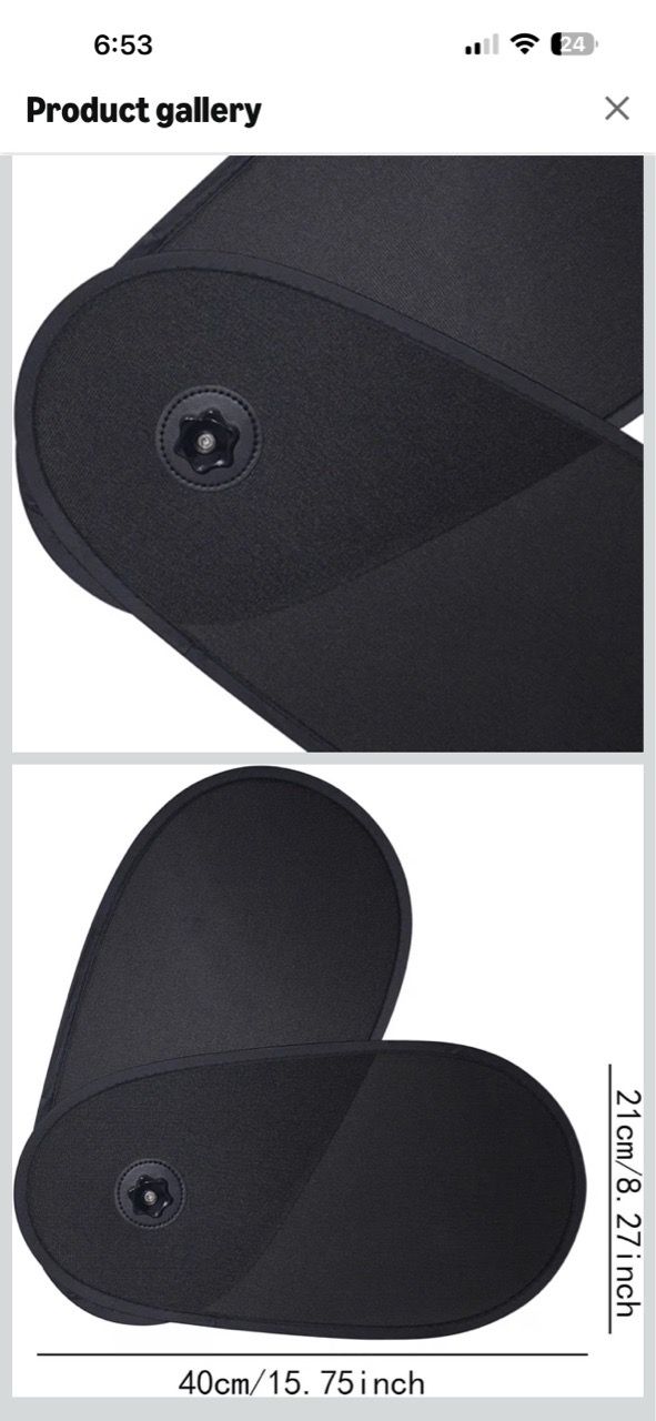 Chuhals Car Side Window Sun Shade with Suction Cup - photo 3