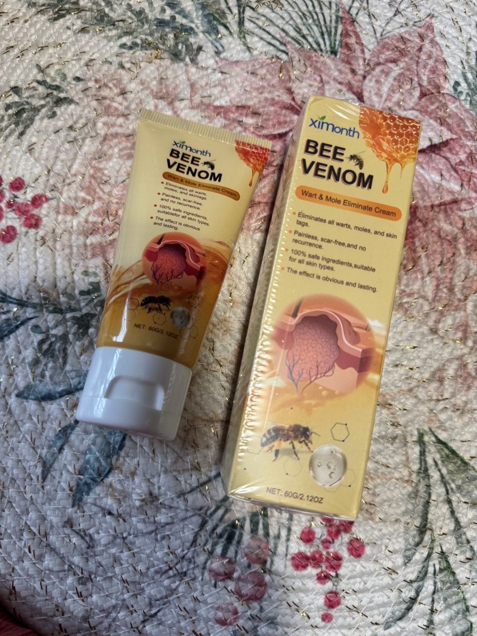 Ximonth Bee Venom Wart & Mole Eliminate Cream