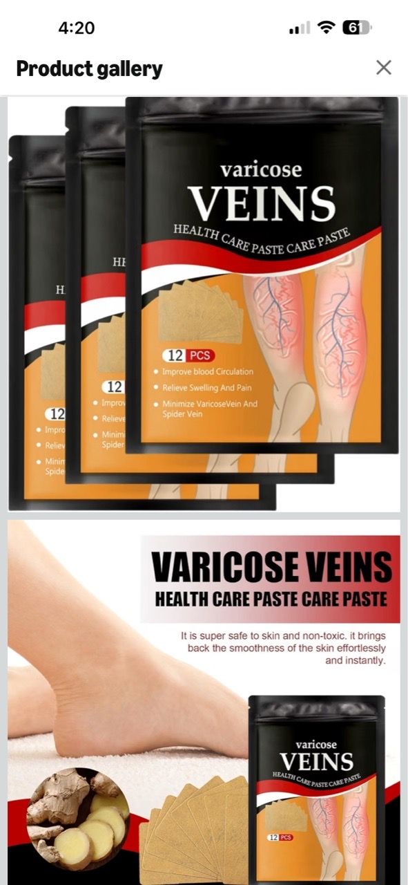 3 pack/36 pcs South Moon Varicose Veins Health Care Paste - photo 2