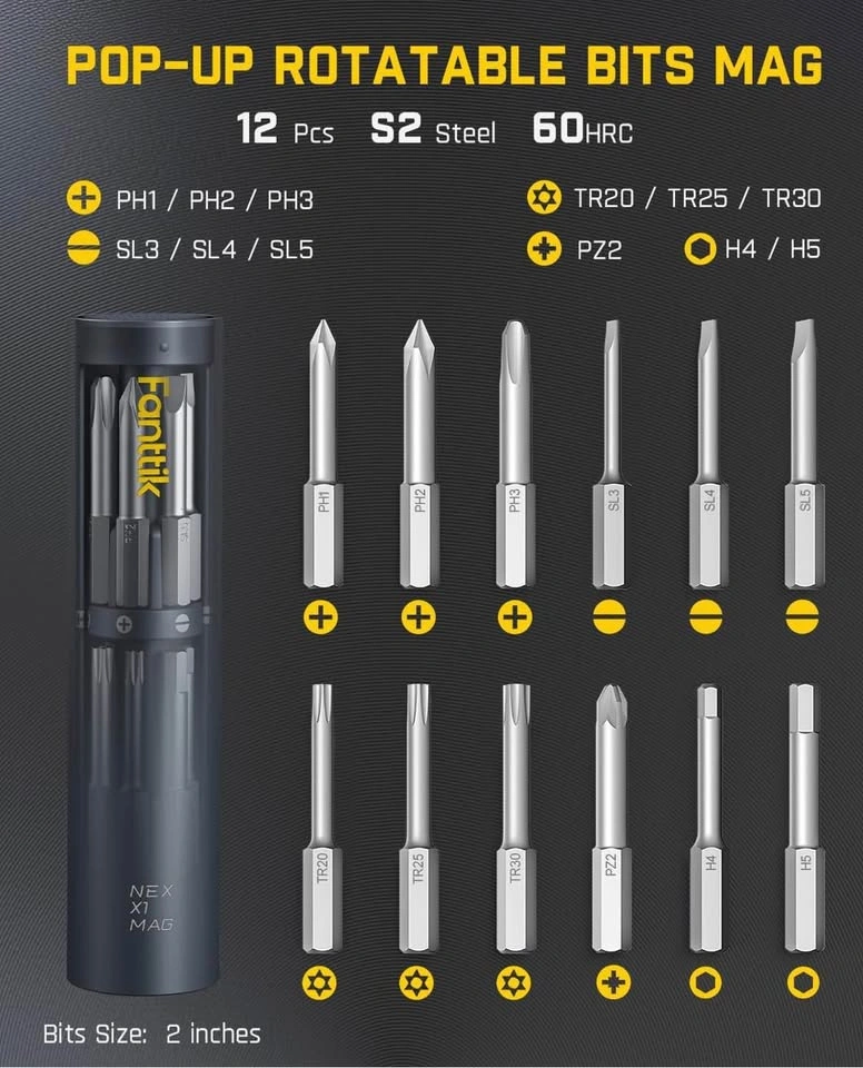 Fanttik S1 Capsule Deluxe Electric Screwdriver - photo 2