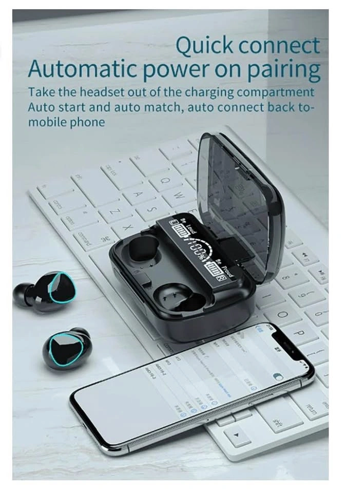 M10 True wireless Digital Display Bluetooth Headset - photo 4