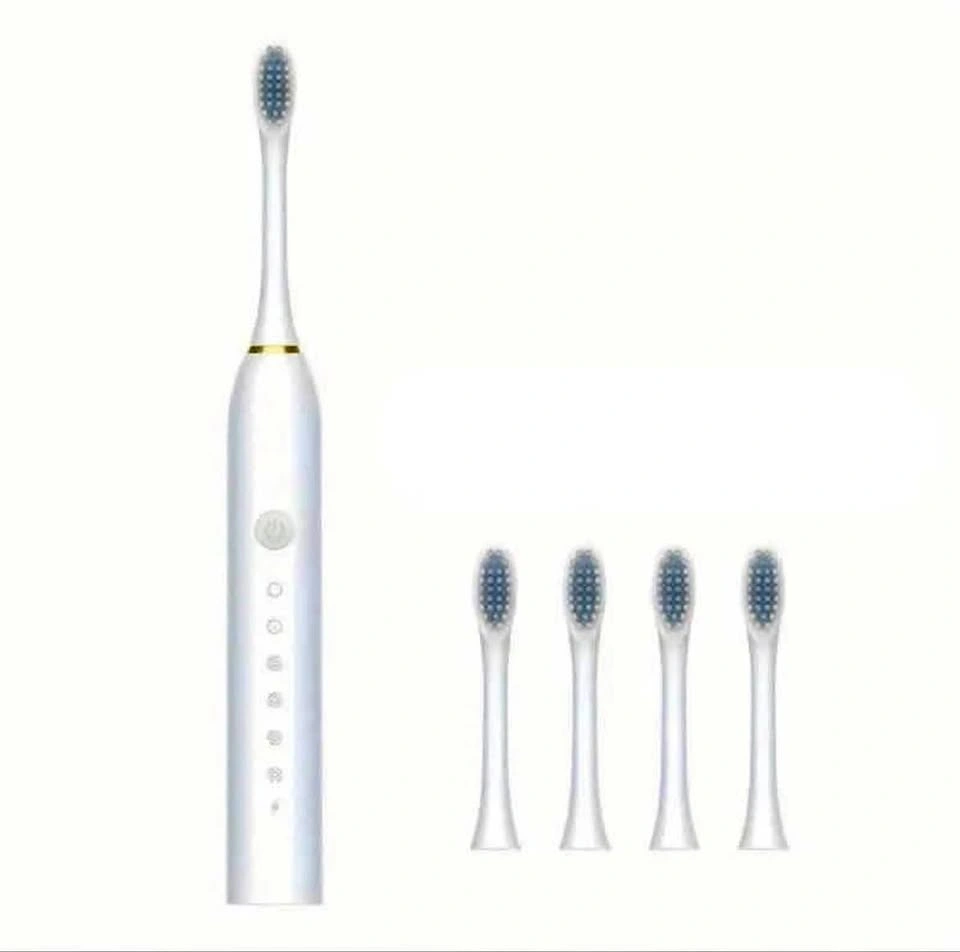 3-Pack Sonic Electric Toothbrushes with 6 Modes & Smart Timer