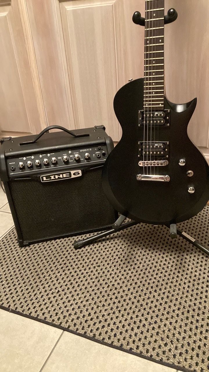 ESP - LTD Electric Guitar & Line 6 Spider Amplifier