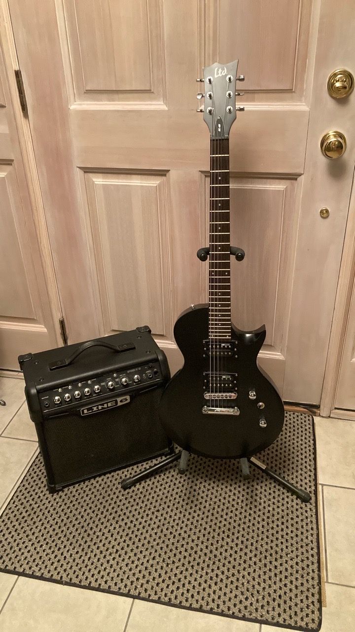 ESP - LTD Electric Guitar & Line 6 Spider Amplifier - photo 2