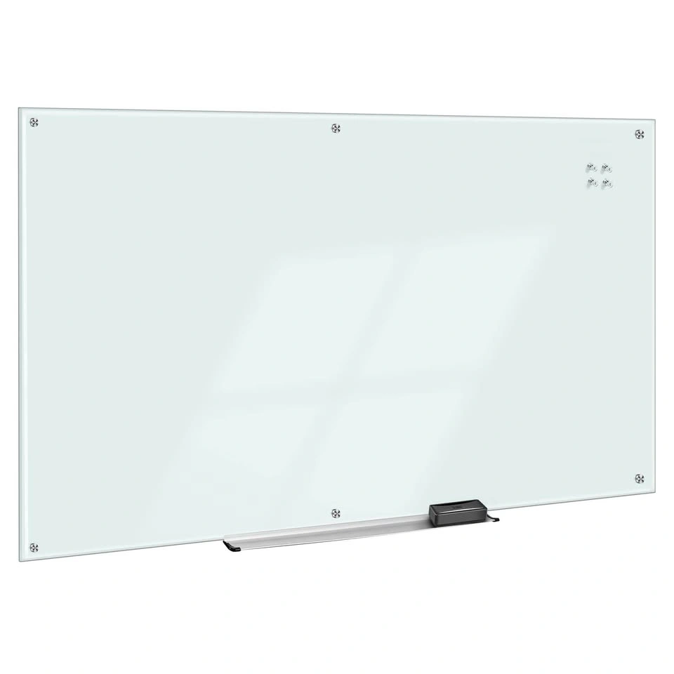 Amazon Basics 8’ x 4’ Magnetic Glass Dry-Erase Whiteboard – New - photo 2