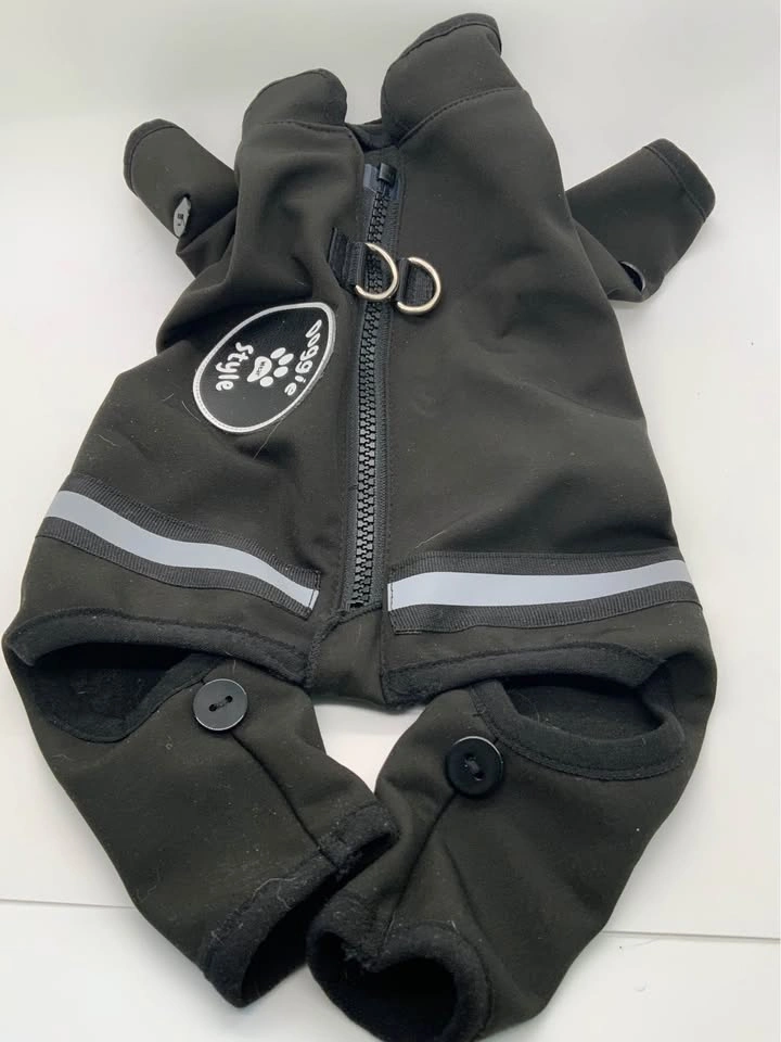 Winter dog jacket, zippered, with detachable feet, size XS - photo 2