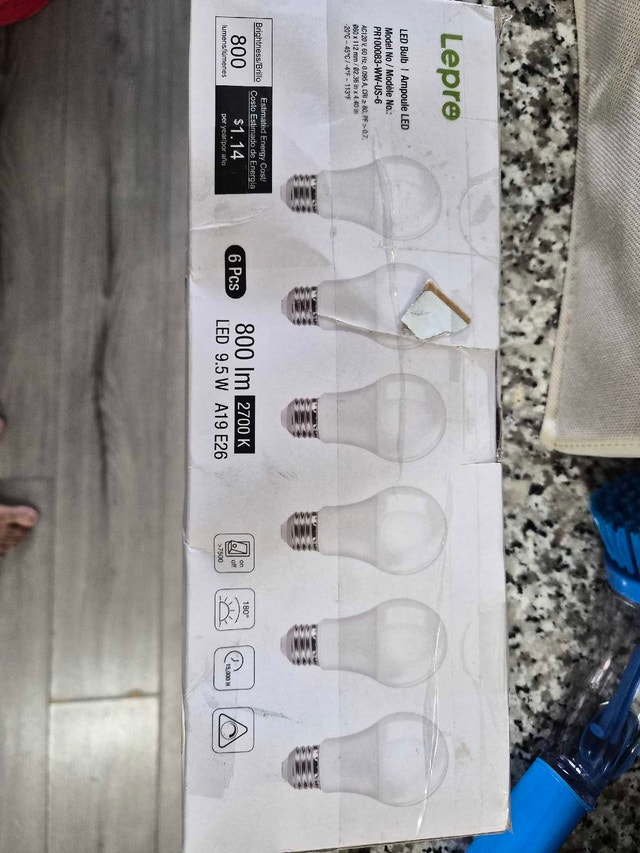 Lepre 6-Pack LED Bulbs