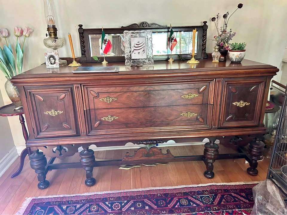 Antique Jacobean Buffet Sideboard Unique Design