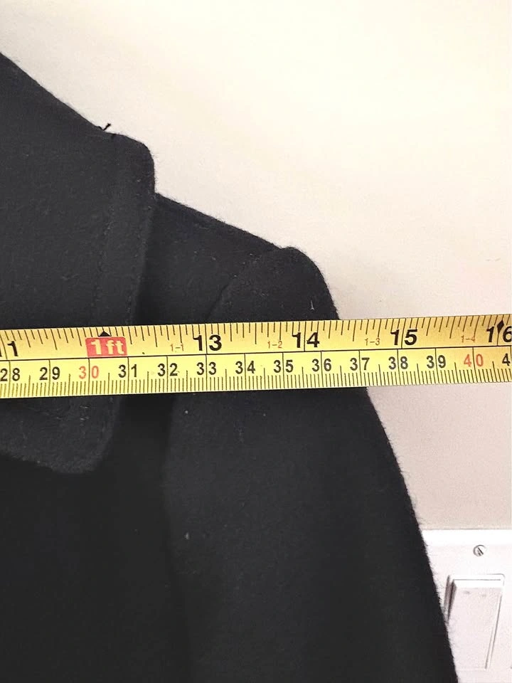GAP Black Double-Breasted Pea Coat Size XS - photo 4