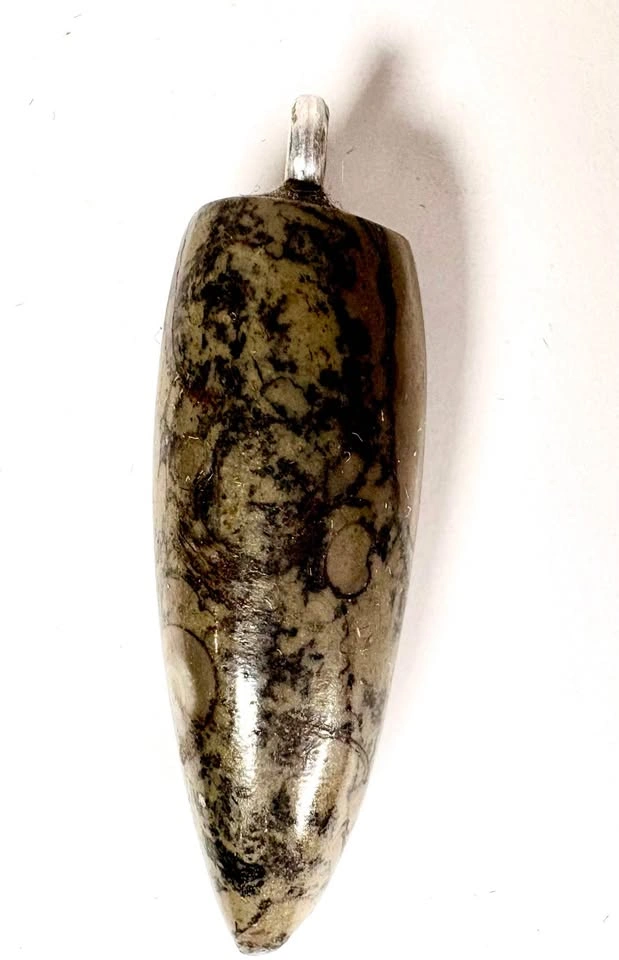 Polished Stone Teardrop Pendant - photo 4