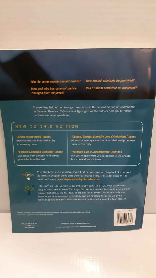 Criminology in Canada Second Edition Textbook - photo 2