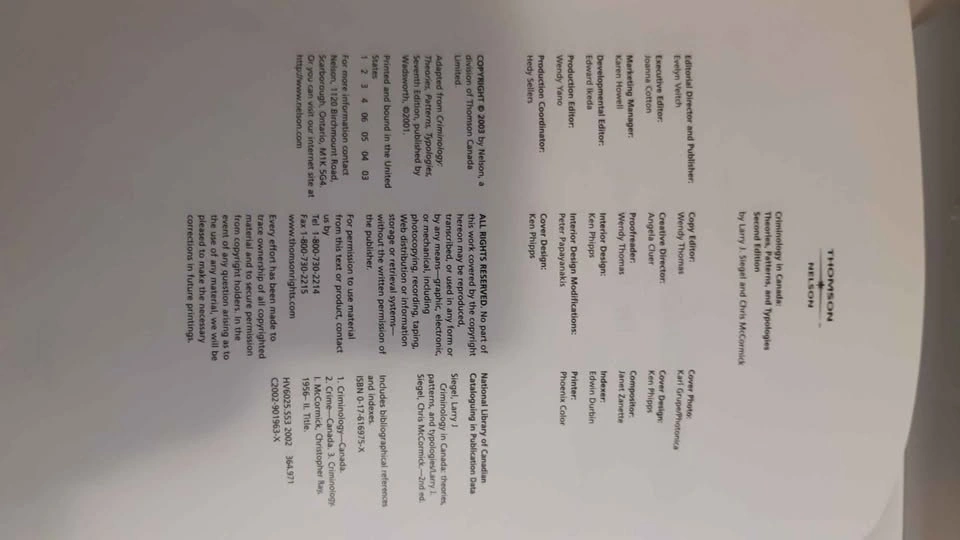 Criminology in Canada Second Edition Textbook - photo 4