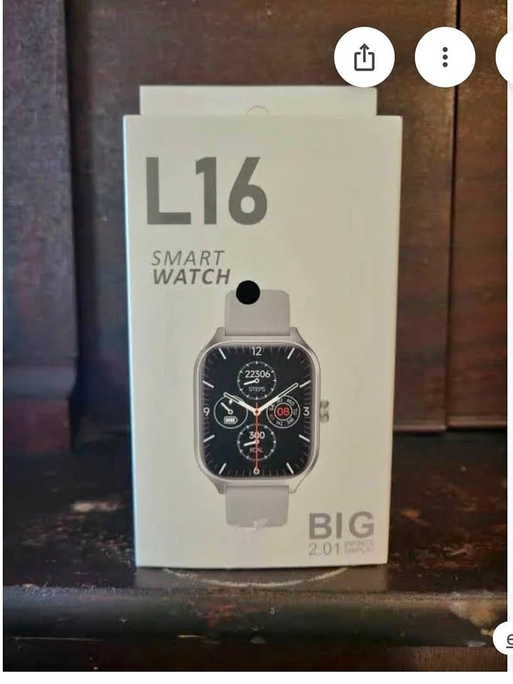 L16 Smart Health & Fitness Watch with 2.01 Display