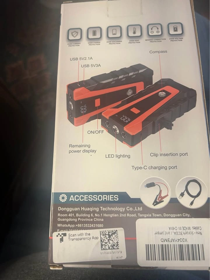 Car Jump Starter. 3 in 1 ( Jump Starter, Power Bank & Flashlight - photo 2