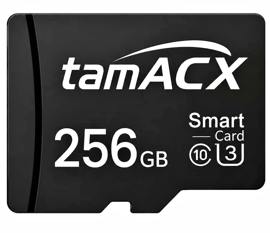 256 GB Micro SD Memory Card with Adapter. Class 10, U3