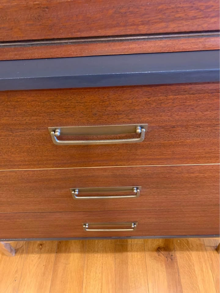 MCM Walnut Tall Boy Dresser - photo 4