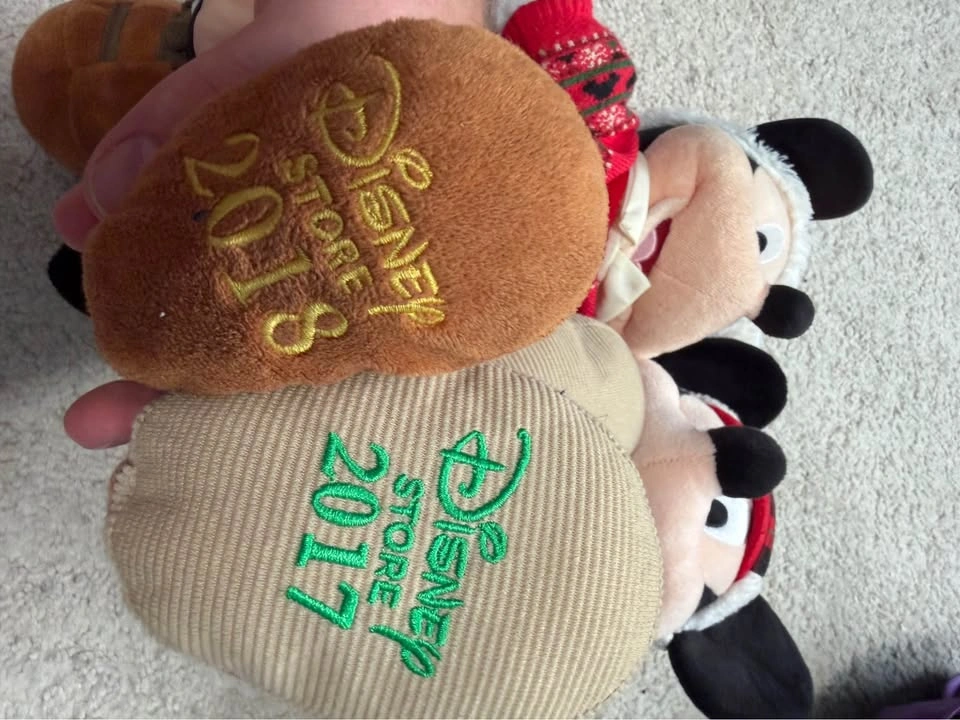 Disney Store Christmas Mickey Mouse Plush Lot (2017 & 2018) - photo 2