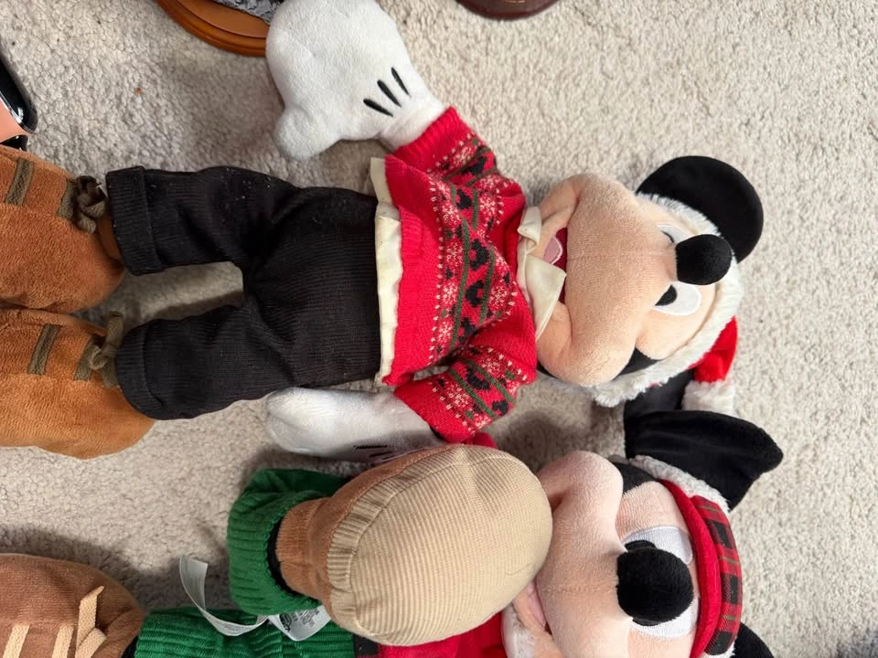 Disney Store Christmas Mickey Mouse Plush Lot (2017 & 2018) - photo 3