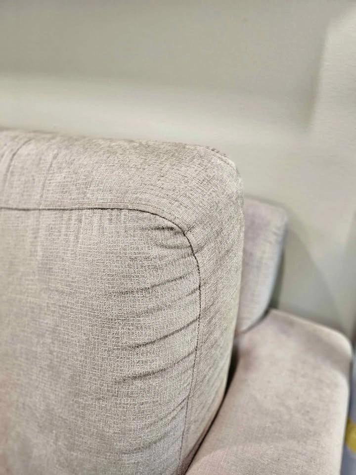 Grey Fabric Loveseat Sofa - photo 3